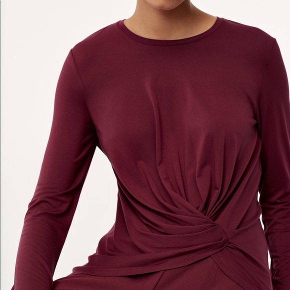 Babaton Adam long sleeve twisted top. - Picture 2 of 8